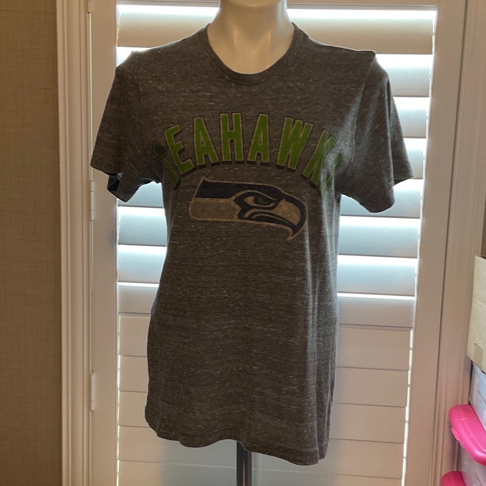 NFL Gray Seahawks Short Sleeve Tee